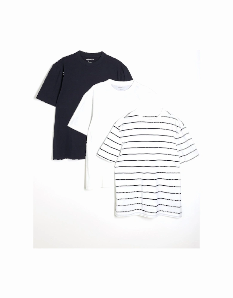 Pack Of 3 Stripe T-shirt - Multi