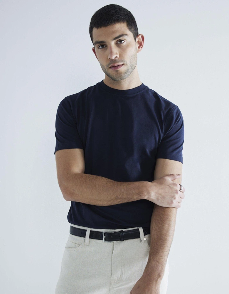 3 Pack Short Sleeve Slim Fit T-shirt - Blue