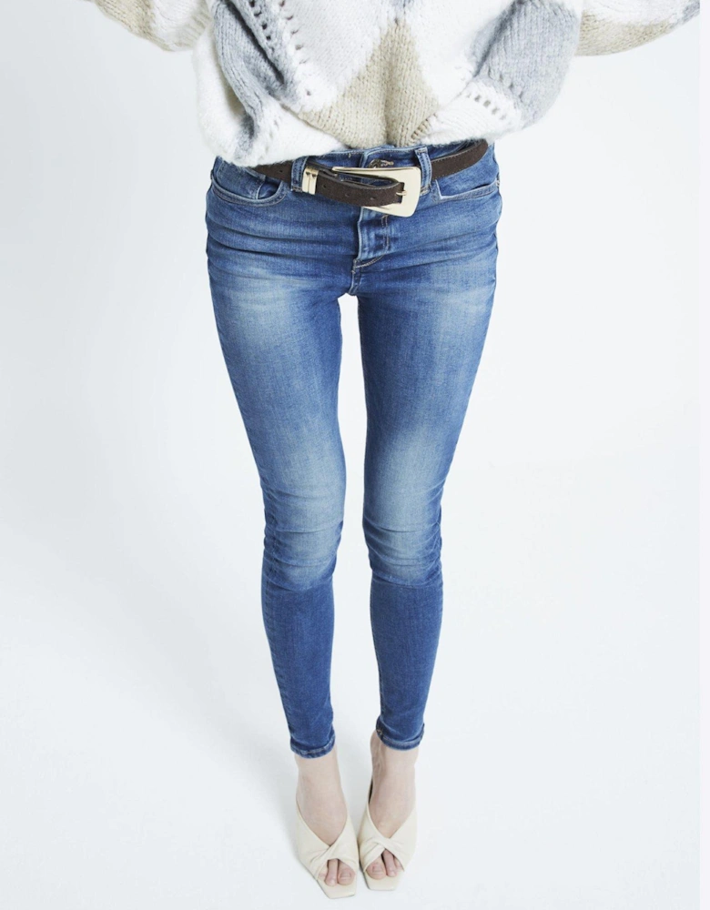 Denim High Rise Super Skinny Jeans