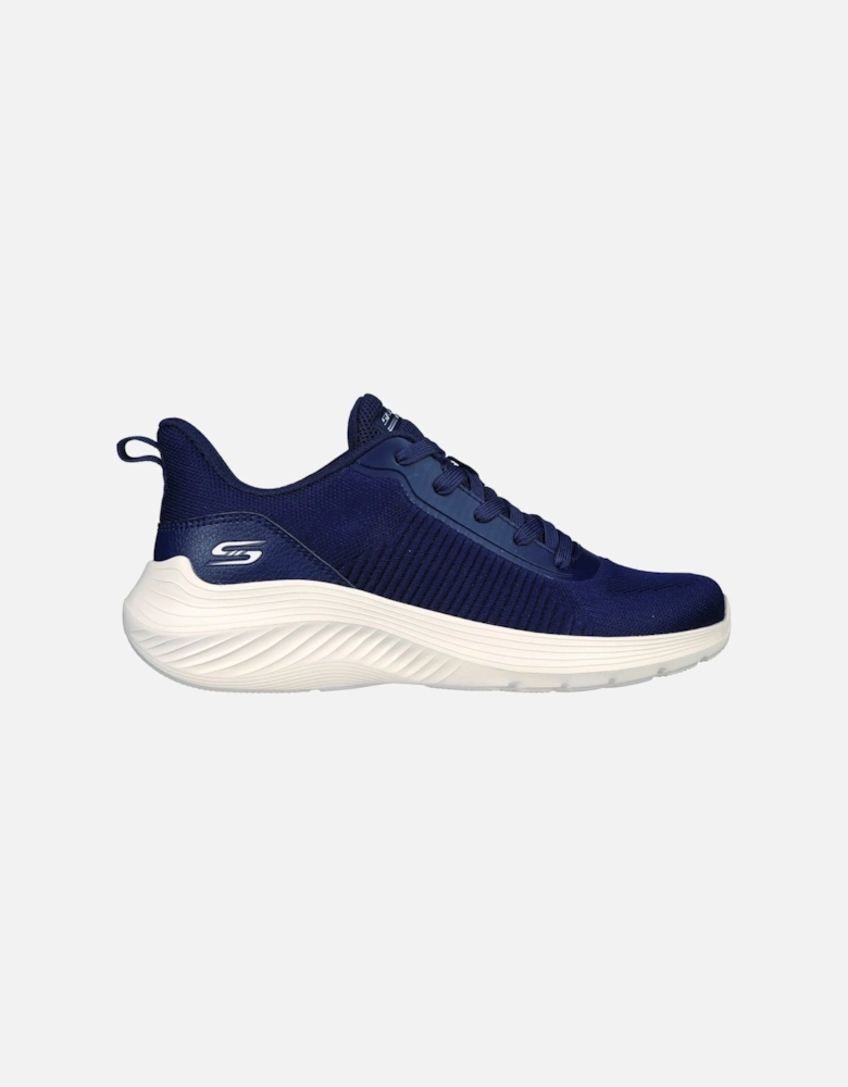 Womens Bobs Squad Waves 117470-NVY Navy Lace Up Shoe