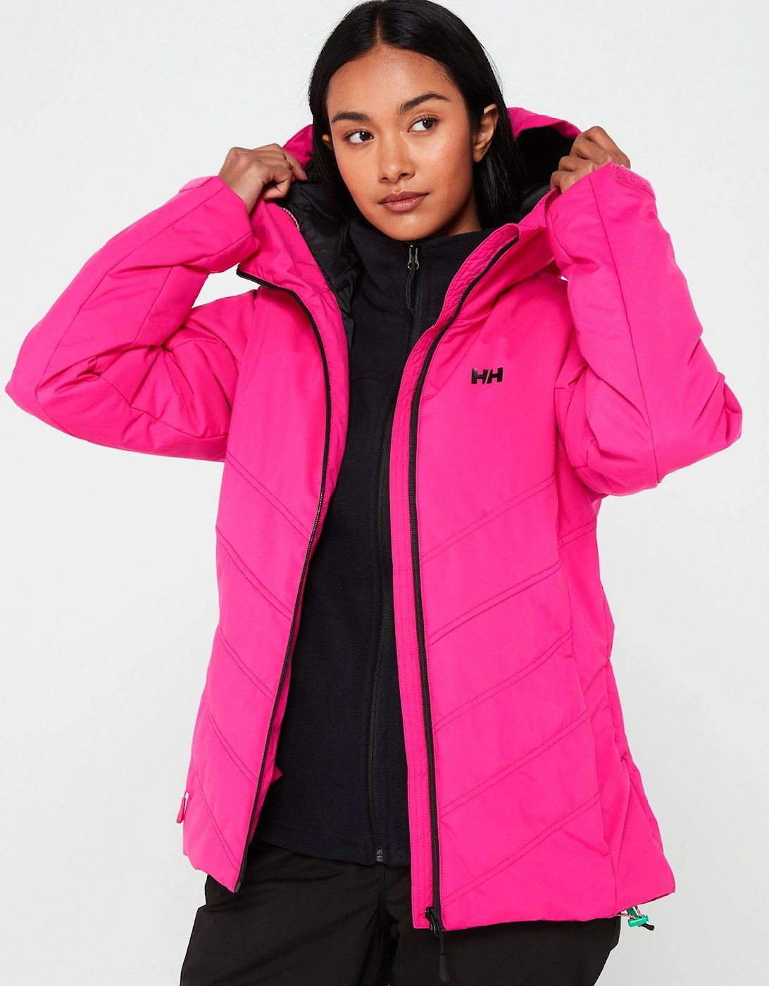 Women's Ski Alpine Insulated Jacket - Bright Pink, 7 of 6