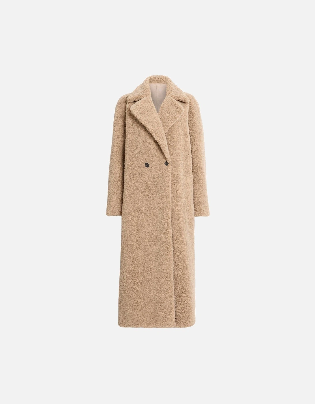 Freddie Faux Fur Coat - Brown