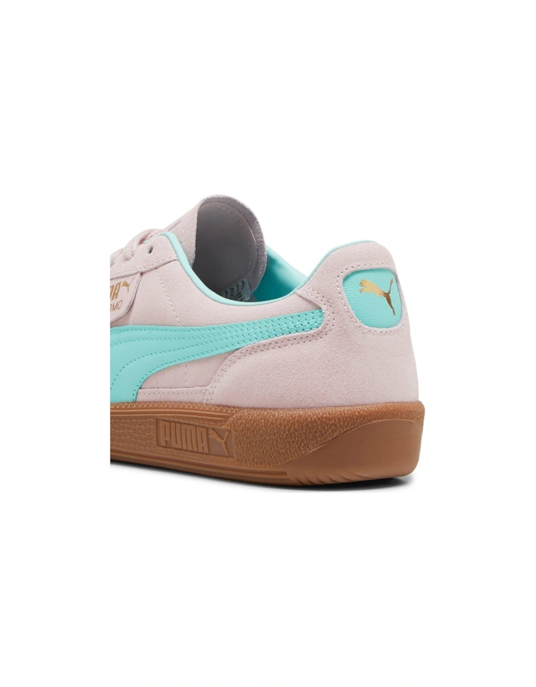 Unisex Palermo Trainers - Light Pink/Green