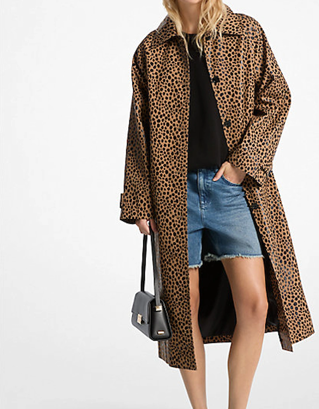 Cheetah Print Balmacaan Coat, 2 of 1