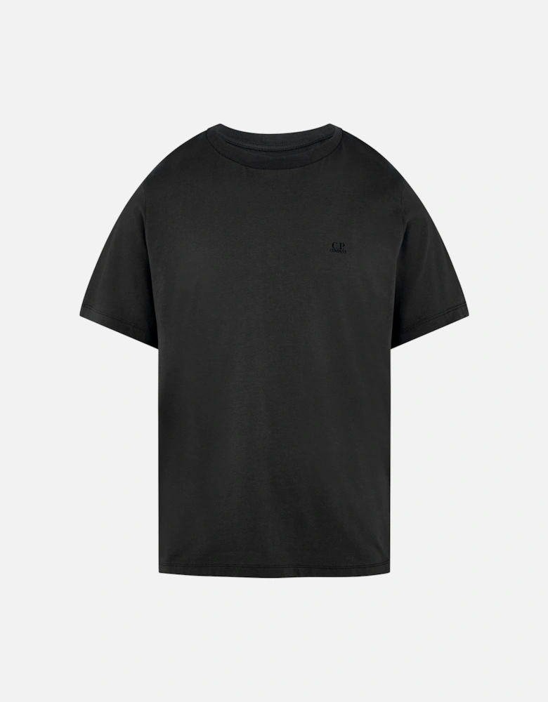 Mens 30/1 Jersey label Style Small Logo T-Shirt