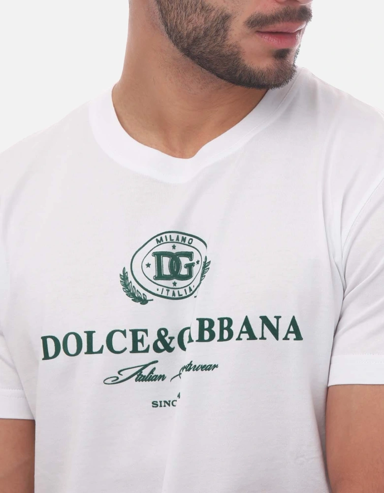 Logo Print Cotton T-Shirt