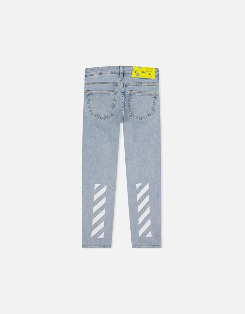 Juniors Rubber Arrow Denim Pants