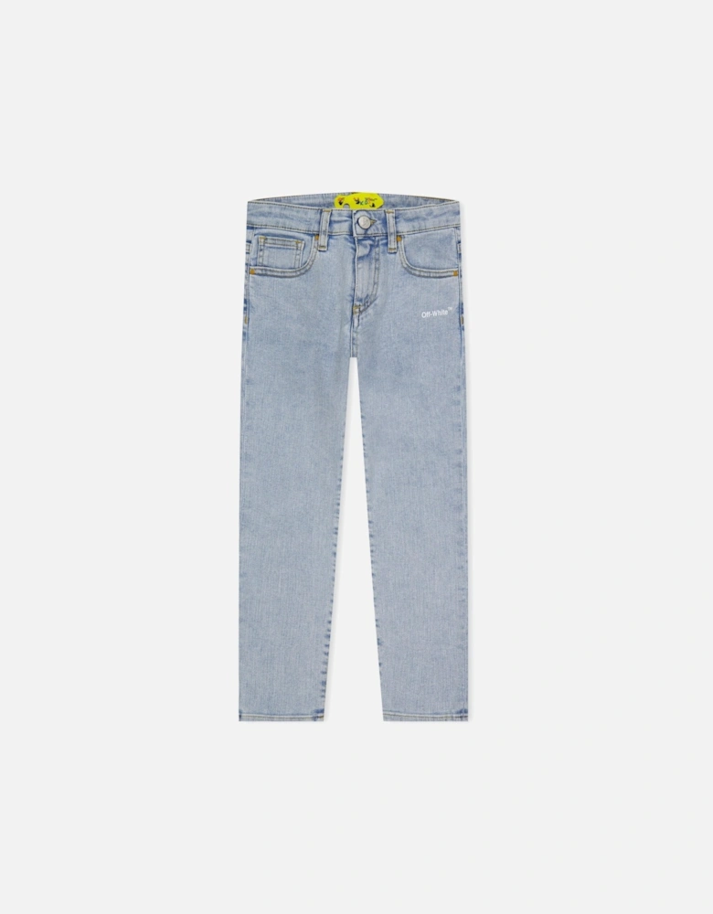 Juniors Rubber Arrow Denim Pants