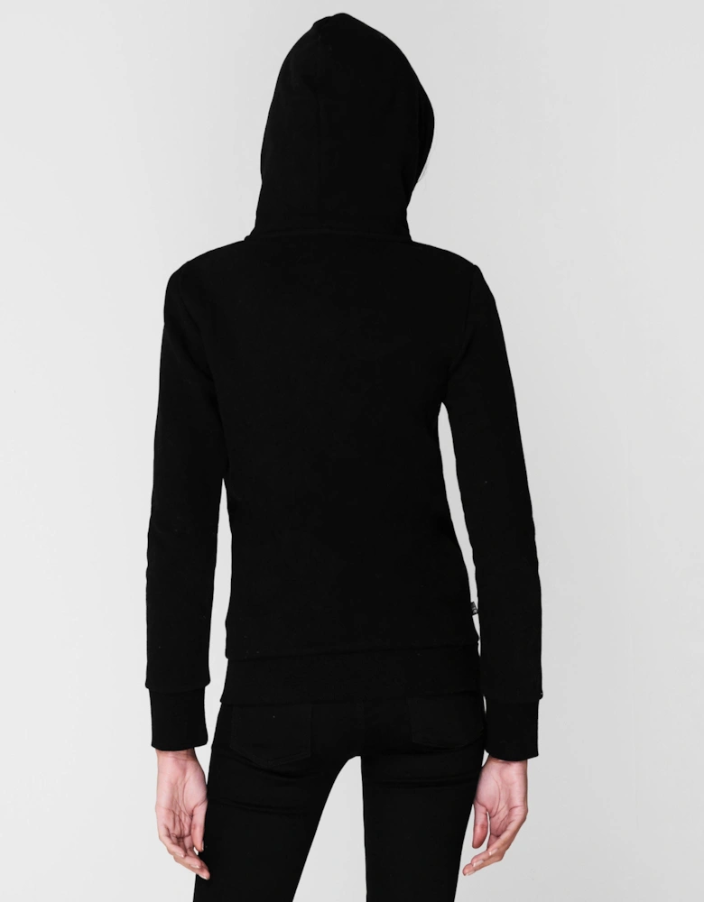 Vintage Logo Embroidered Zip Hoodie