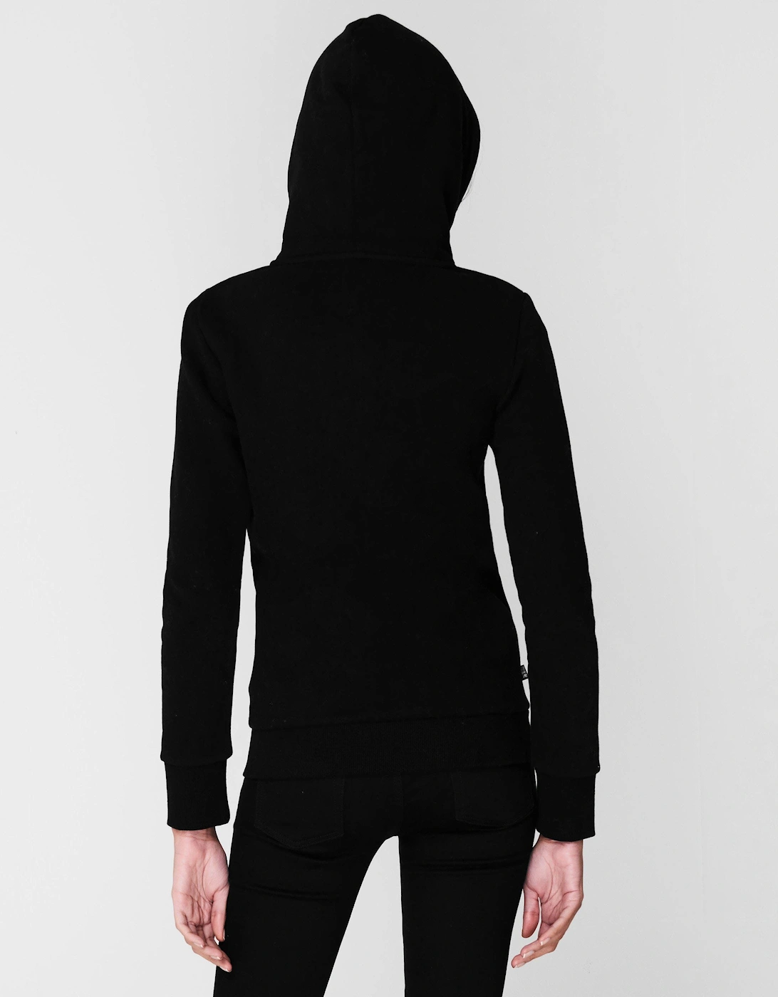 Vintage Logo Embroidered Zip Hoodie