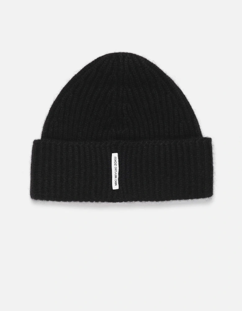 Cashmere Ribbed Beanie