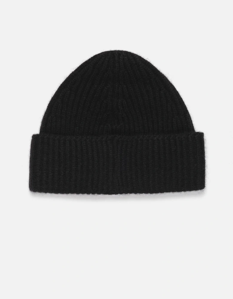 Cashmere Ribbed Beanie