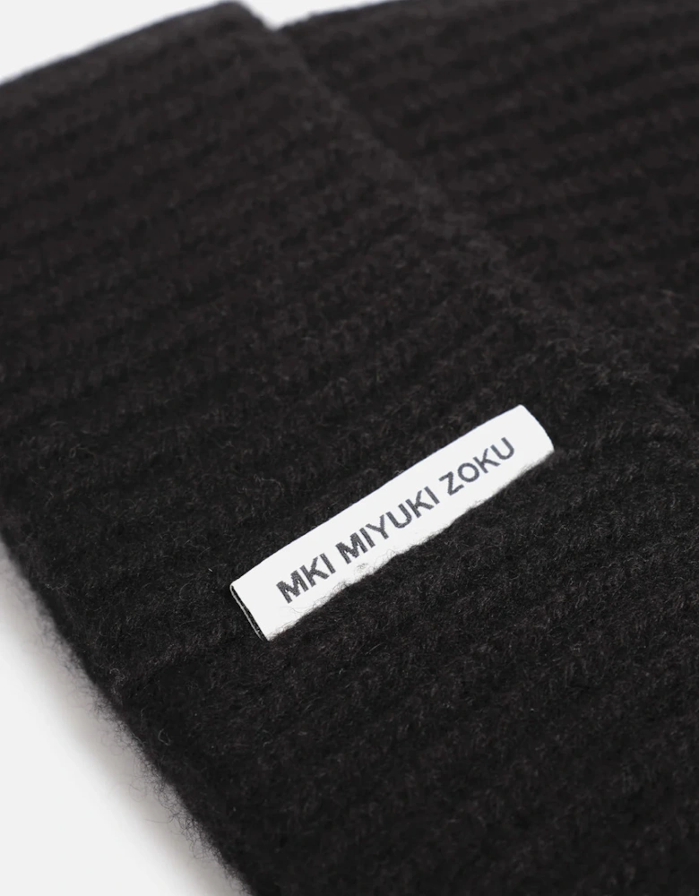 Cashmere Ribbed Beanie