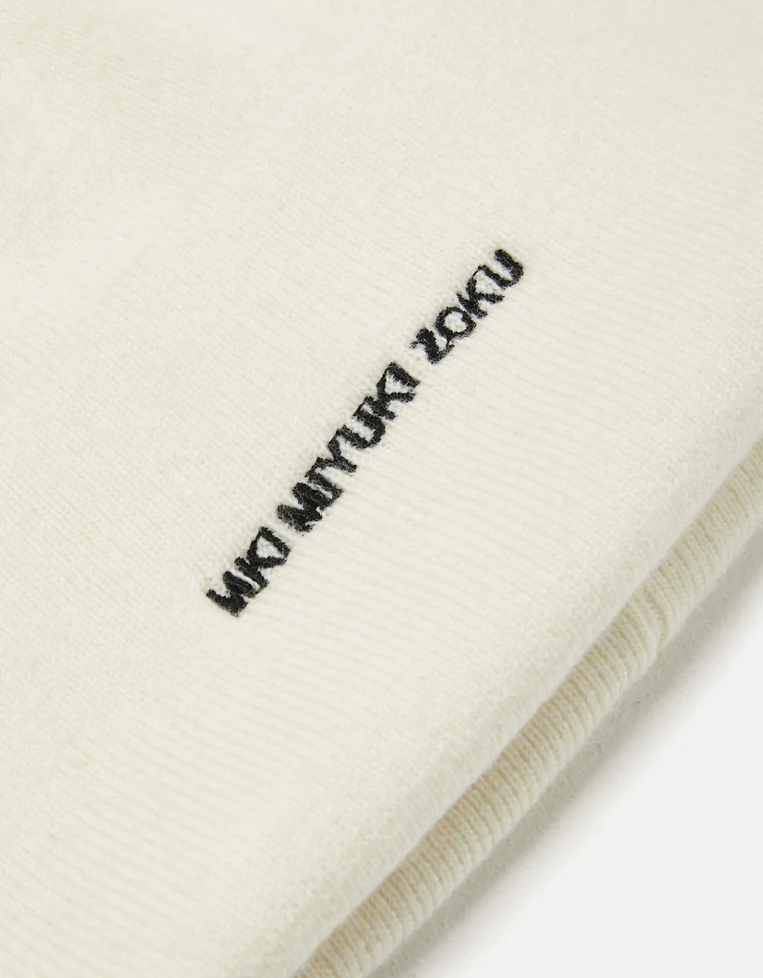 MKI Embroidered Merino Beanie