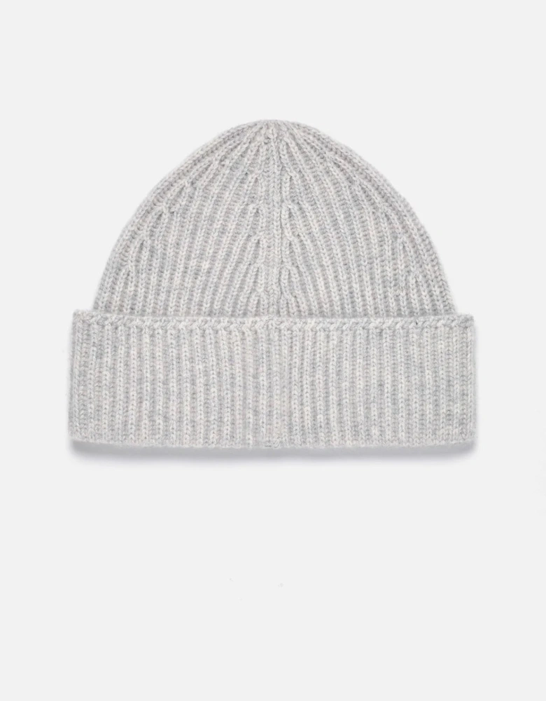 Cashmere Ribbed Beanie