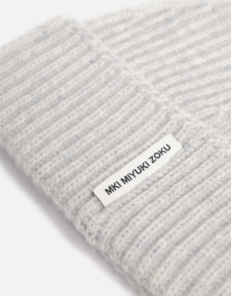 Cashmere Ribbed Beanie