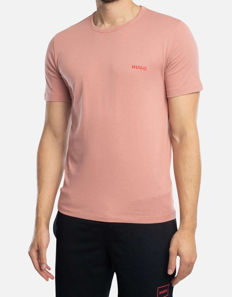 3-Pack Crew-Neck T-Shirts, Pink/White/Black