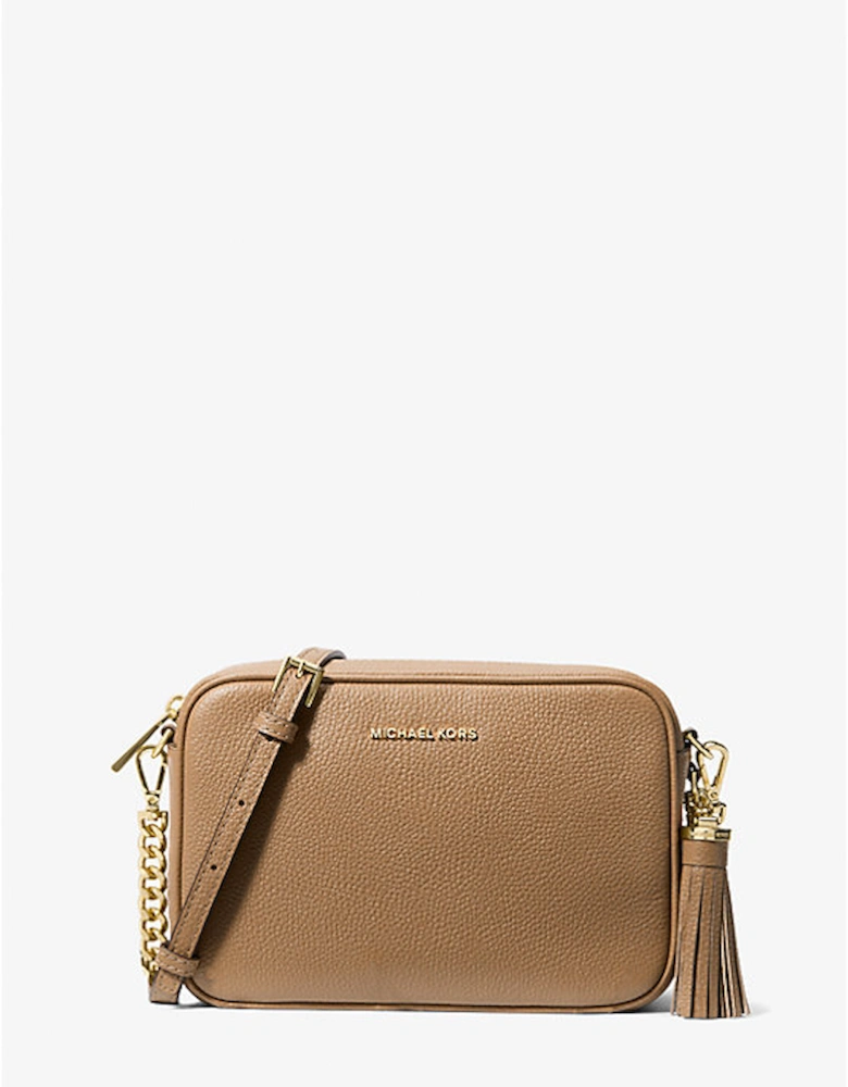 Jet Set Medium Pebbled Leather Crossbody Bag