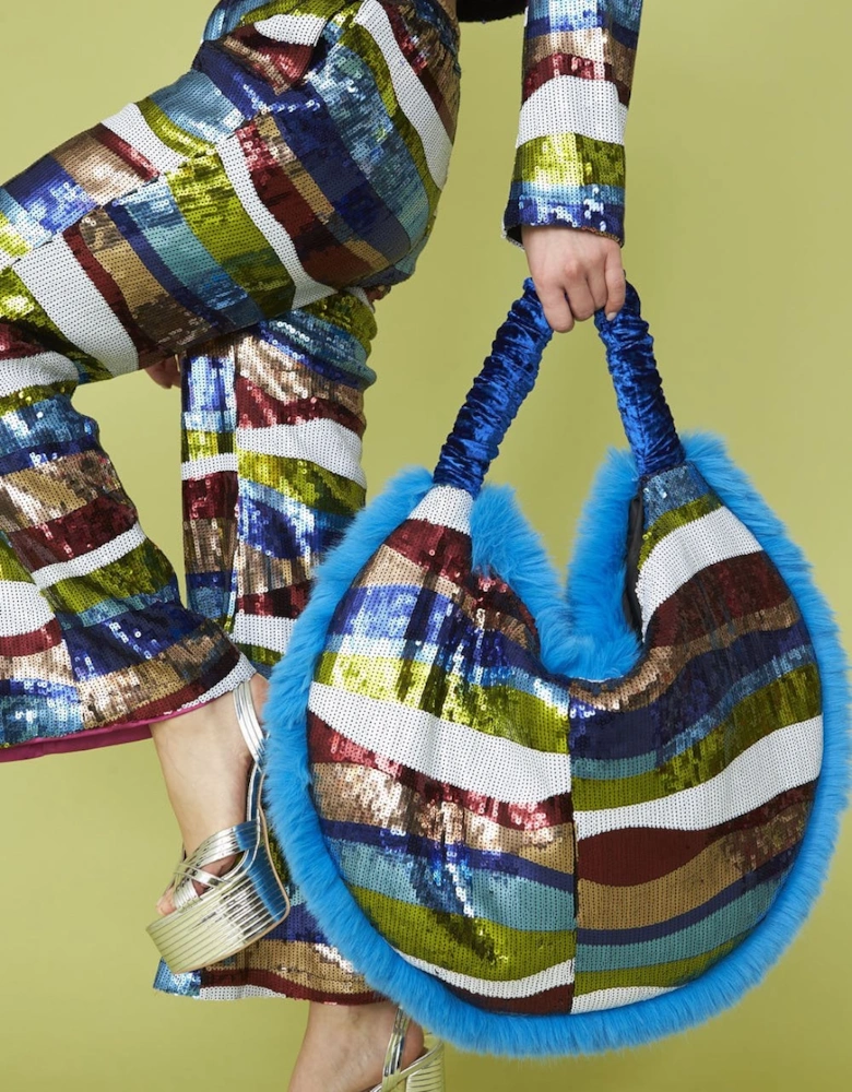 Hand Made Bamboo Sequins Gaga Bag