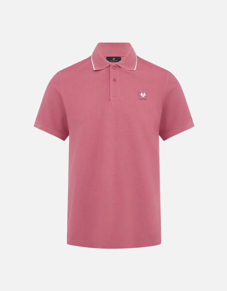 Tipped Polo S1-25 Magenta