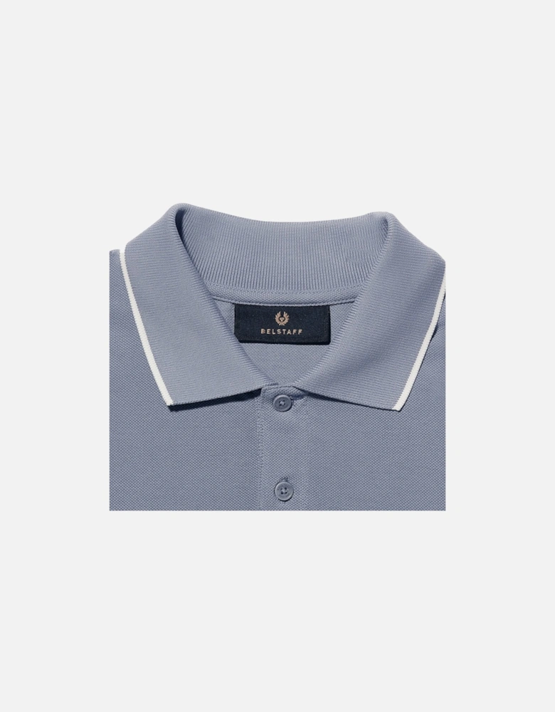 Tipped Polo S1-25 Blue Flint