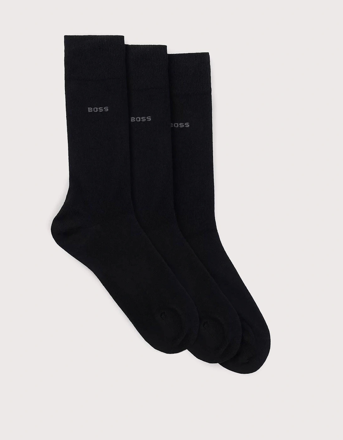 3 Pack Ribbed Socks, 3 of 2