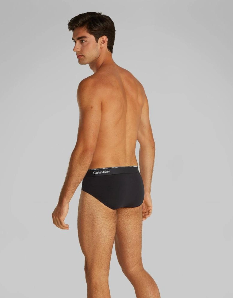 3-Pack Modern Cotton Briefs, Black