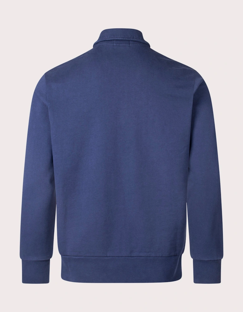 Loopback Fleece Collared Sweatshirt