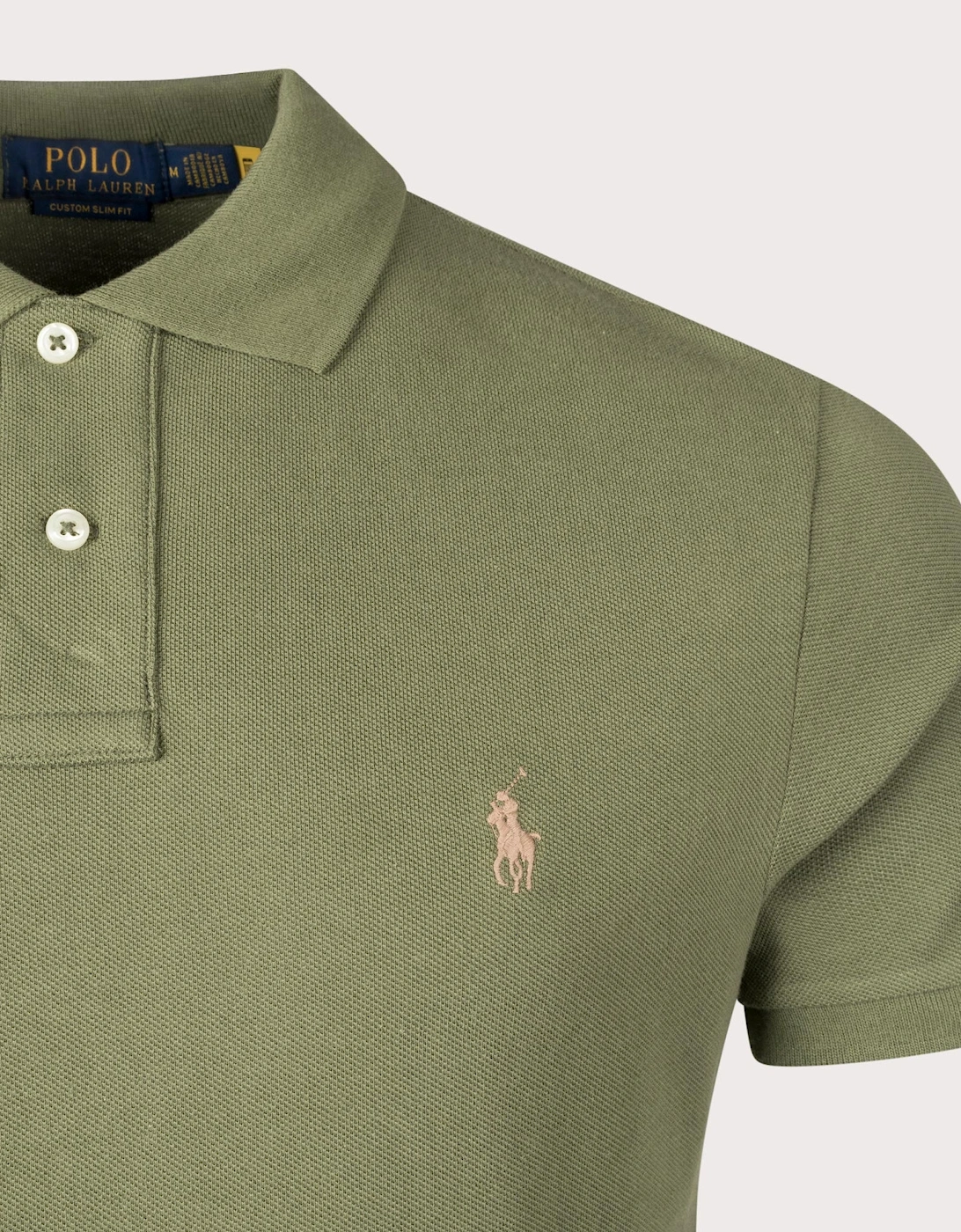 Custom Slim Fit Mesh Polo Shirt