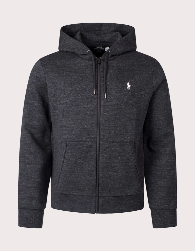 Zip Through Double Knit Hoodie