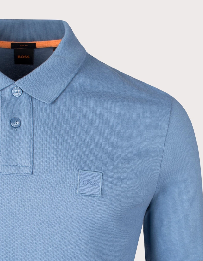 Slim Fit Passerby Long Sleeve Polo Shirt