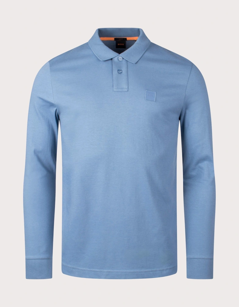 Slim Fit Passerby Long Sleeve Polo Shirt