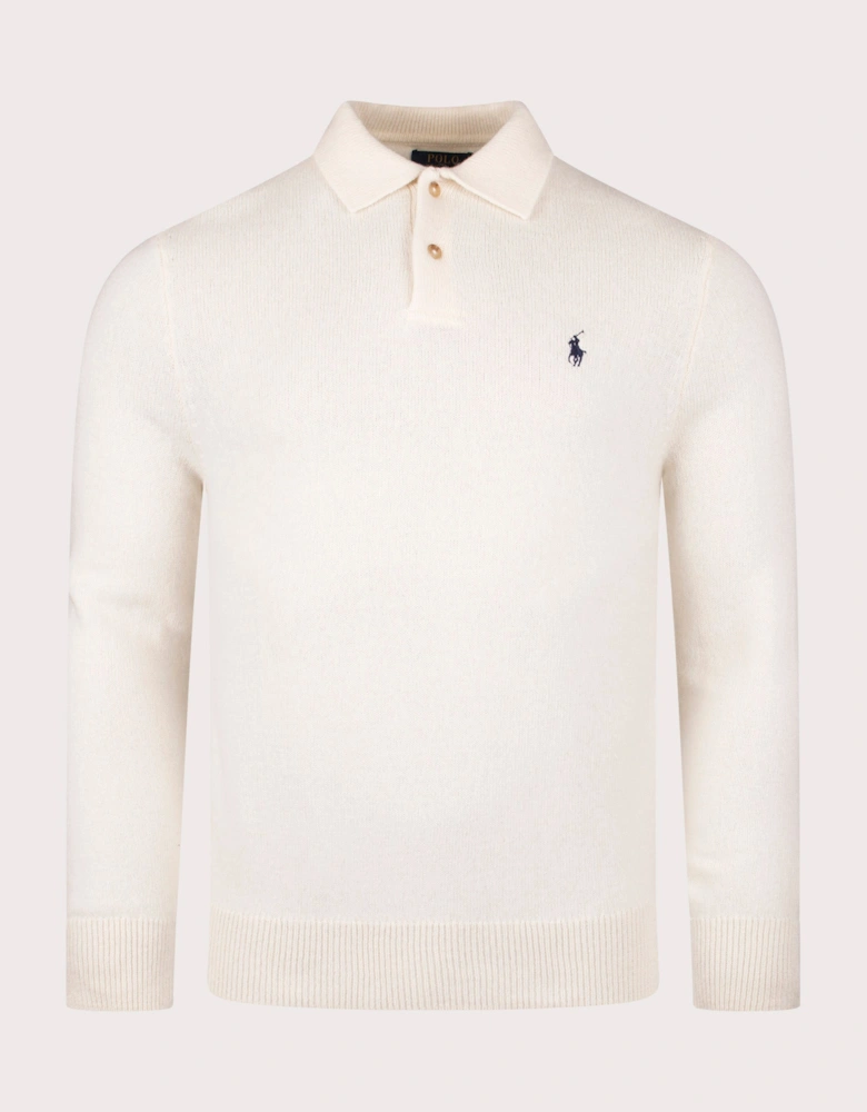 Polo Collar Knit Jumper