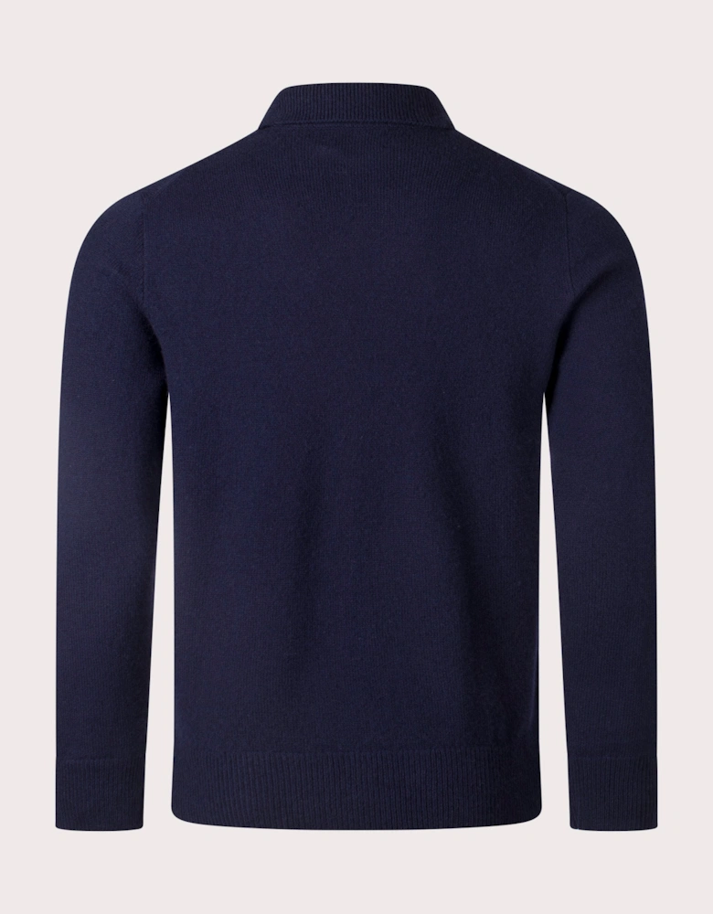 Polo Collar Knit Jumper