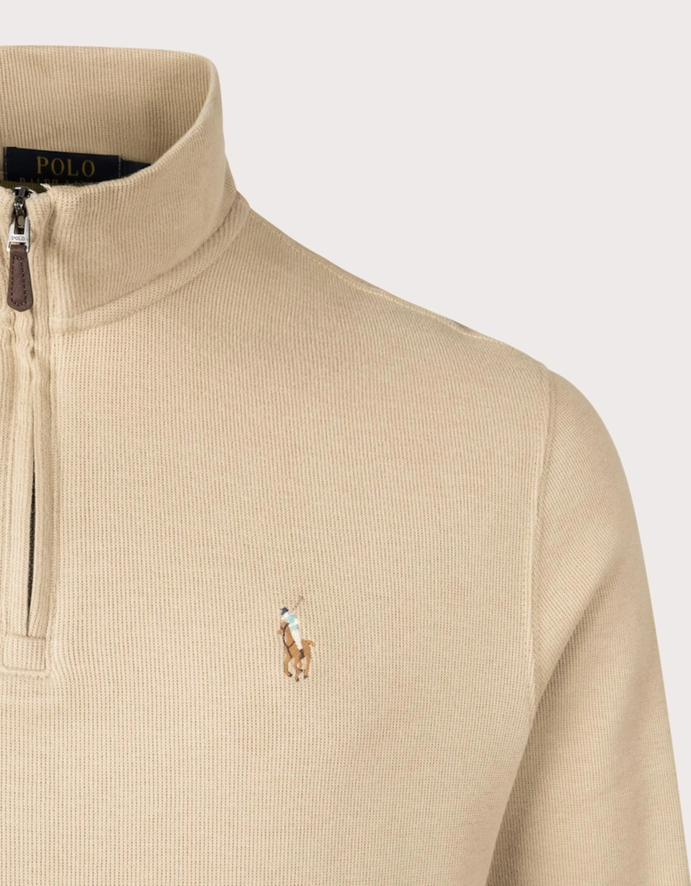 Estate-Rib Quarter Zip Knit