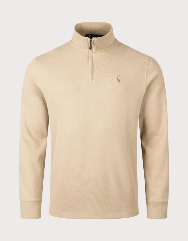 Estate-Rib Quarter Zip Knit