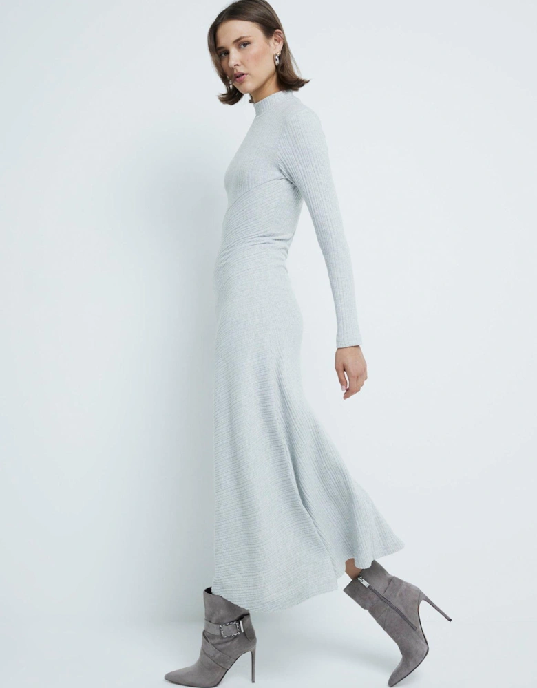 Cosy Cut About Dress - Grey