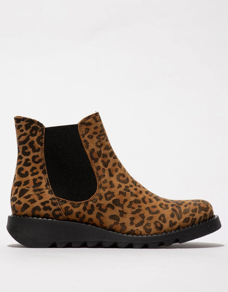 Cheetah Tan Ankle Boot