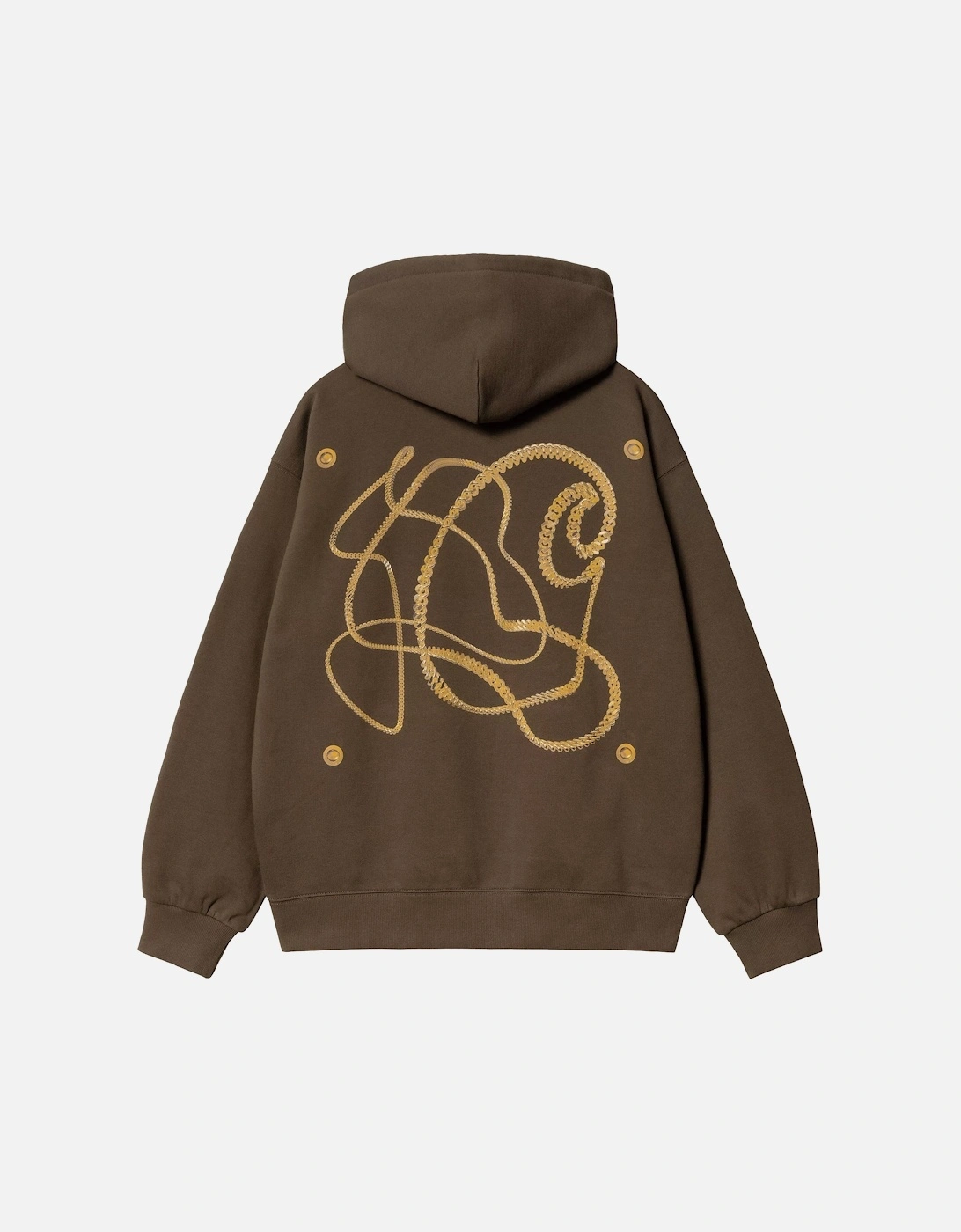 Hooded Charm Link Sweatshirt Liberica/Gold