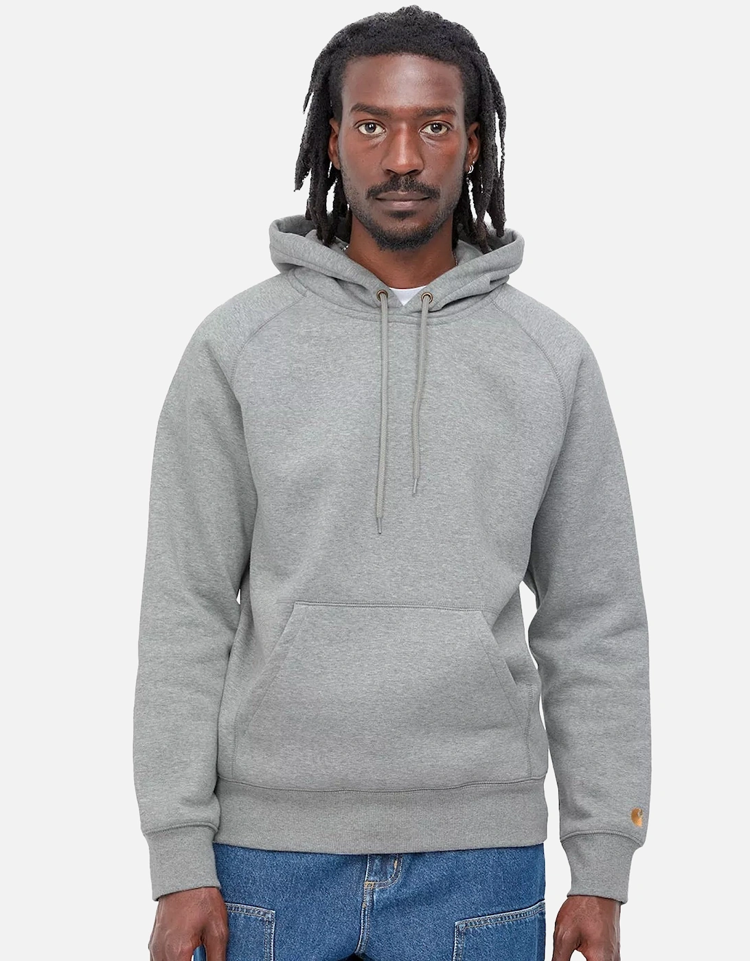 Hooded Chase Sweatshirt Grey Heather/Gold