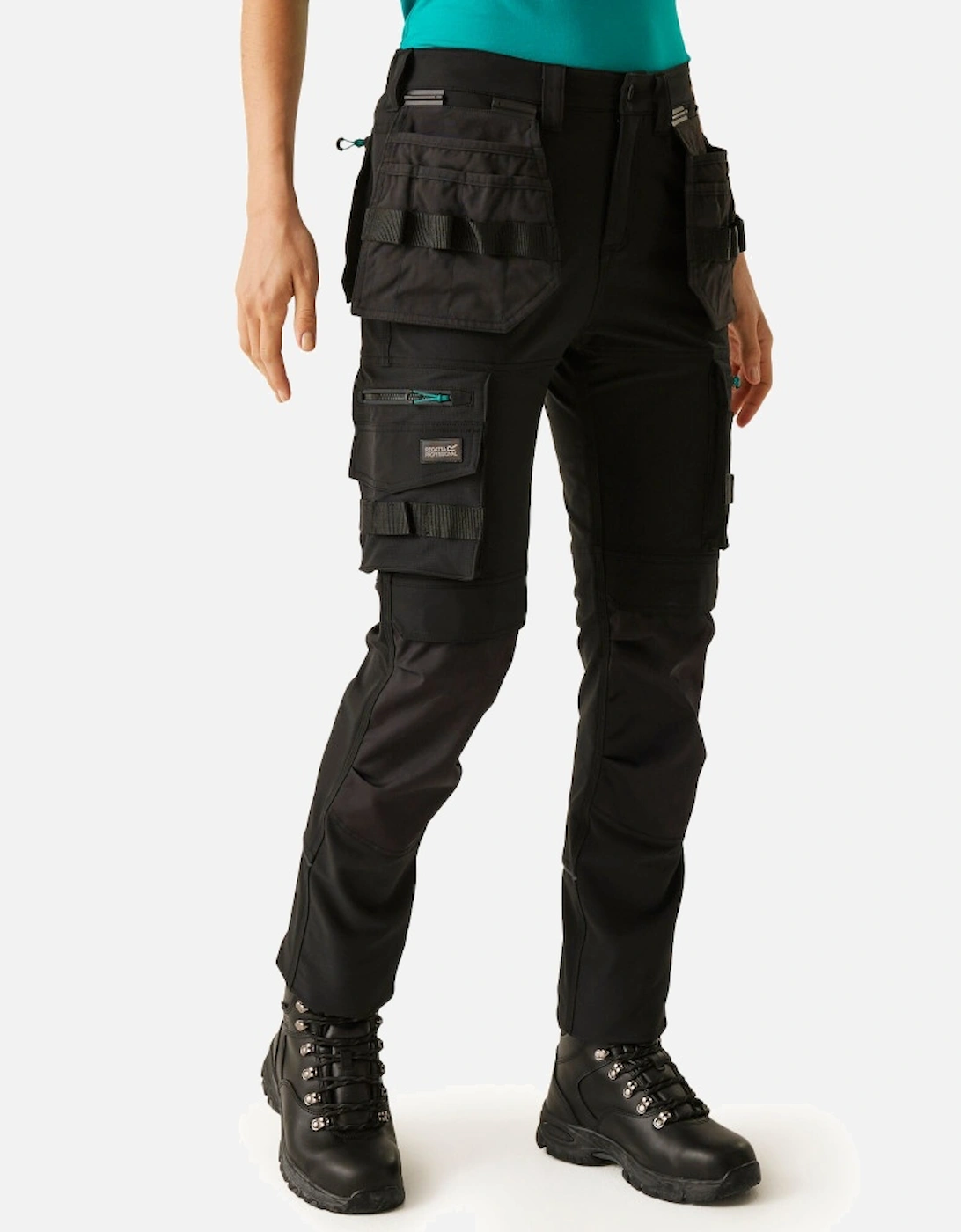 Regatta Women's Black Professional Ada Stretch Holster Trousers - : Size 12
