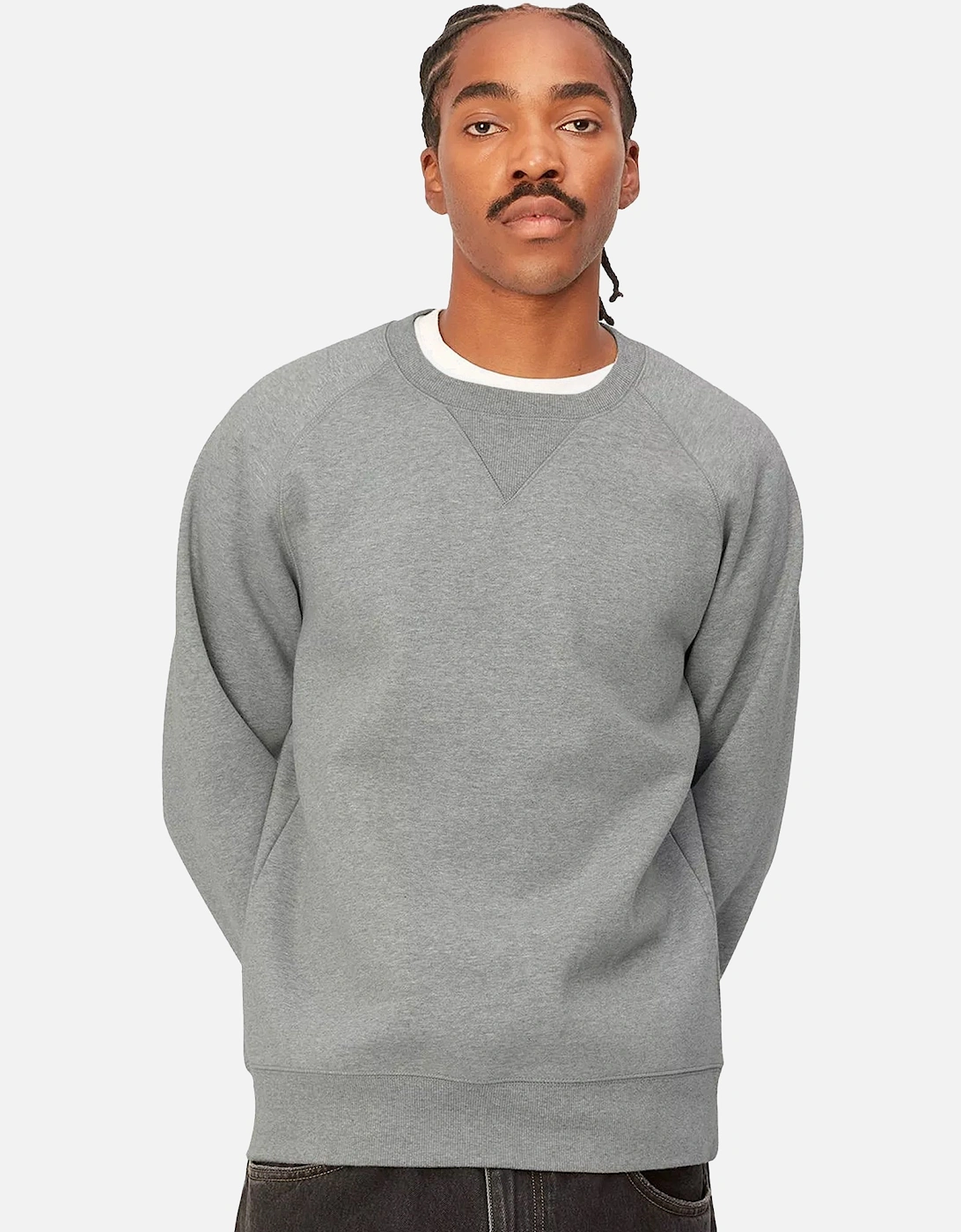 Chase Sweatshirt Grey Heather/Gold