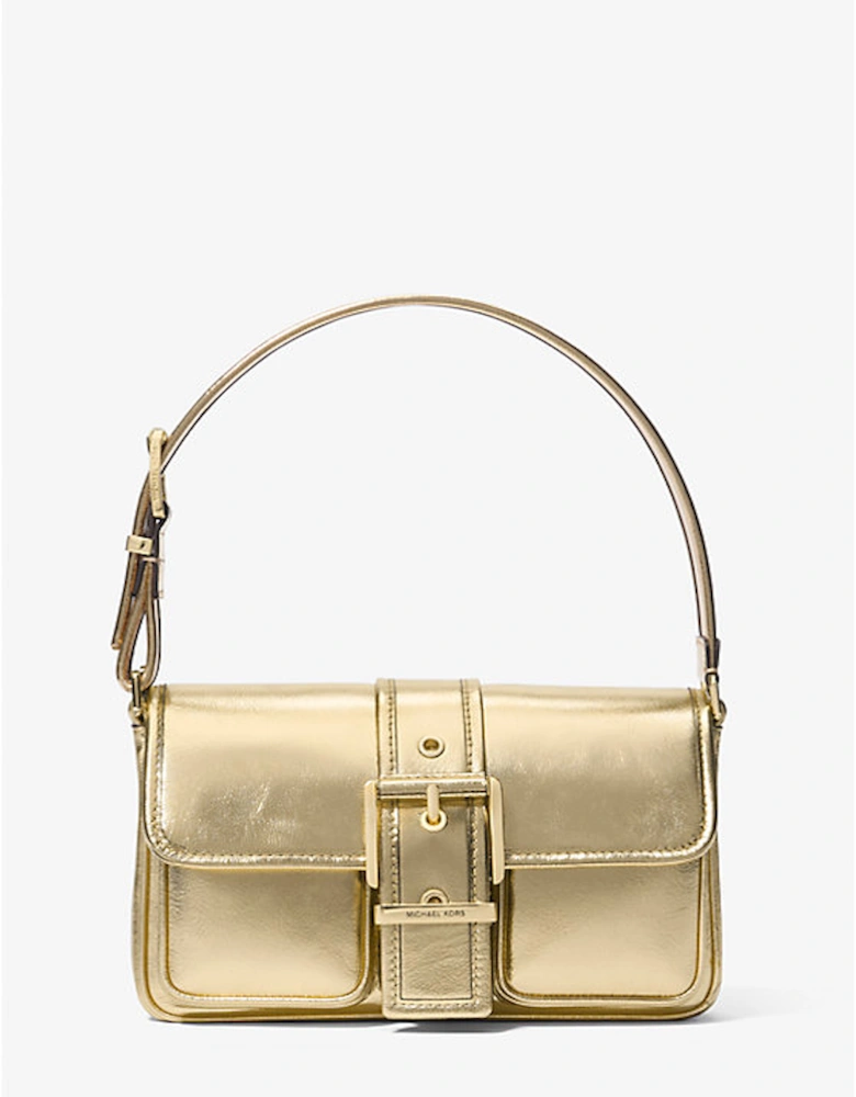 Colby Medium Metallic Leather Shoulder Bag