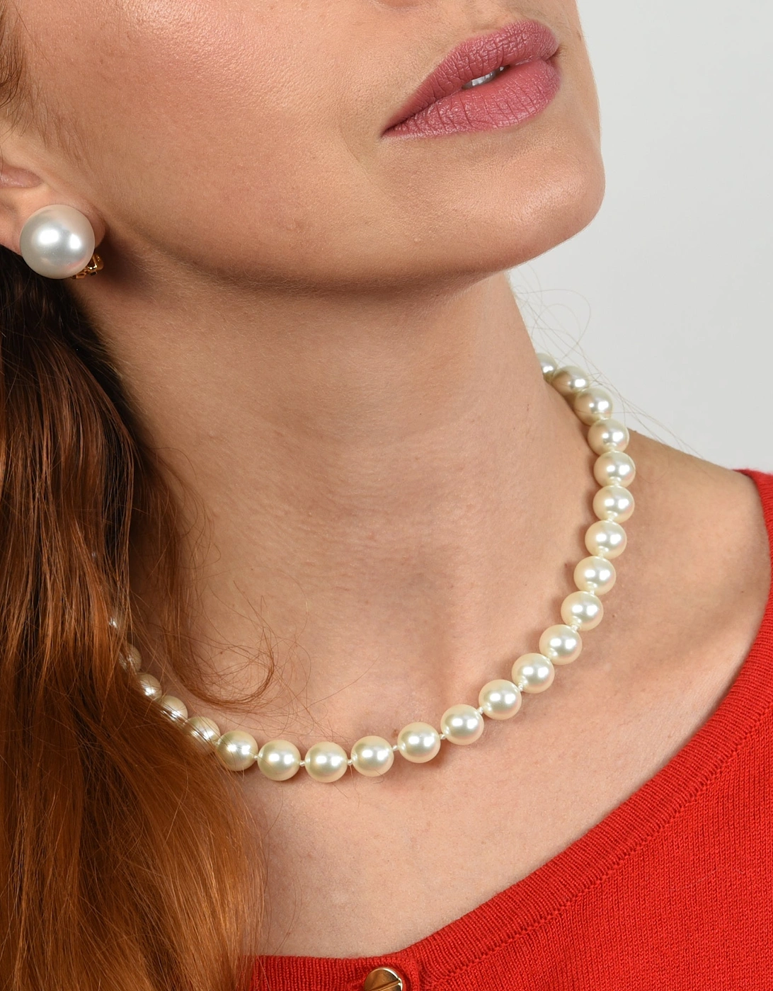 Cachet London Women's Silver Petula Pearl Necklace 40Cm