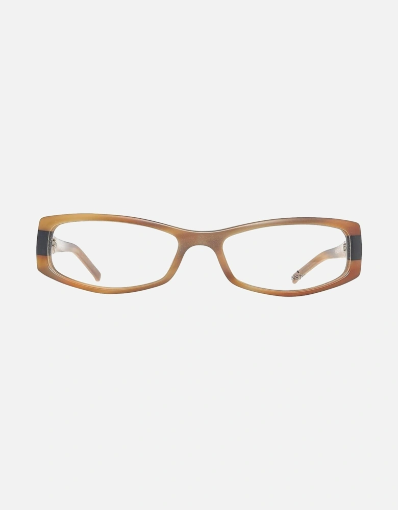 Plastic Bracelet Watch with Brown Dial Women Frames
