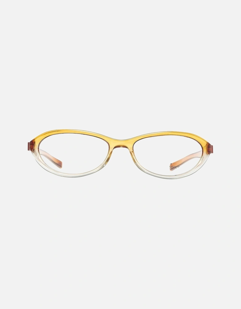 Plastic Bracelet Watch with Orange Dial Women Frames