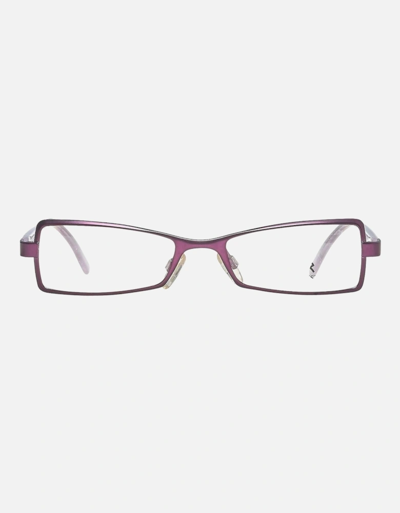 Metal and Plastic Bracelet Watch Women - Purple Frames