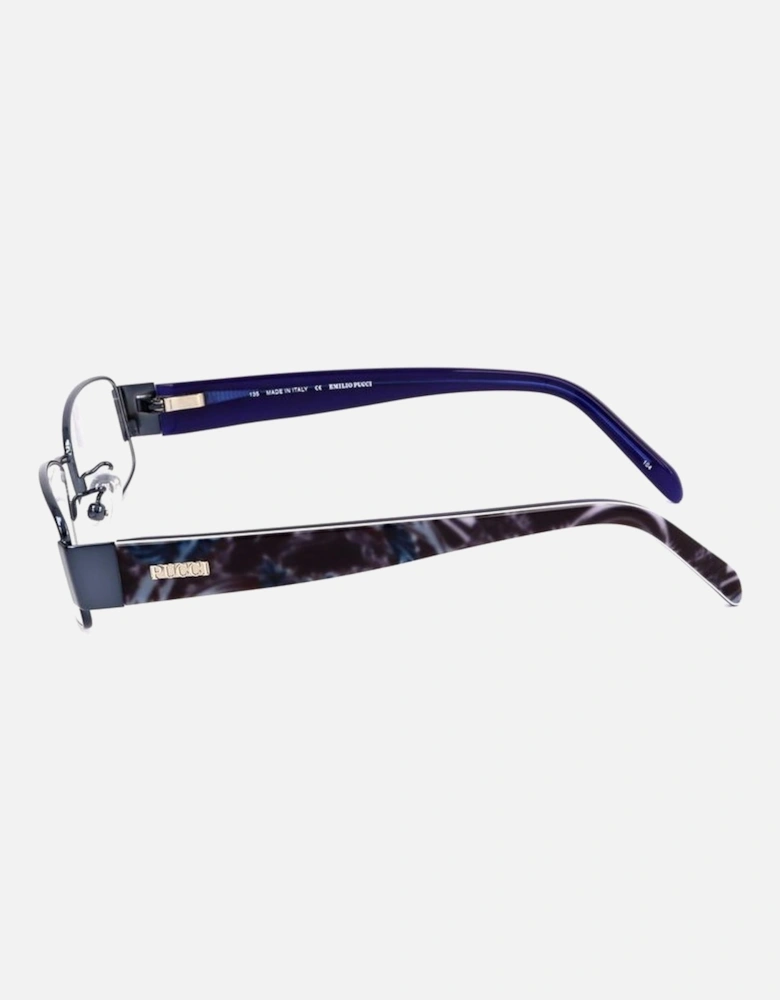 Metal Frame Glasses Women - Blue