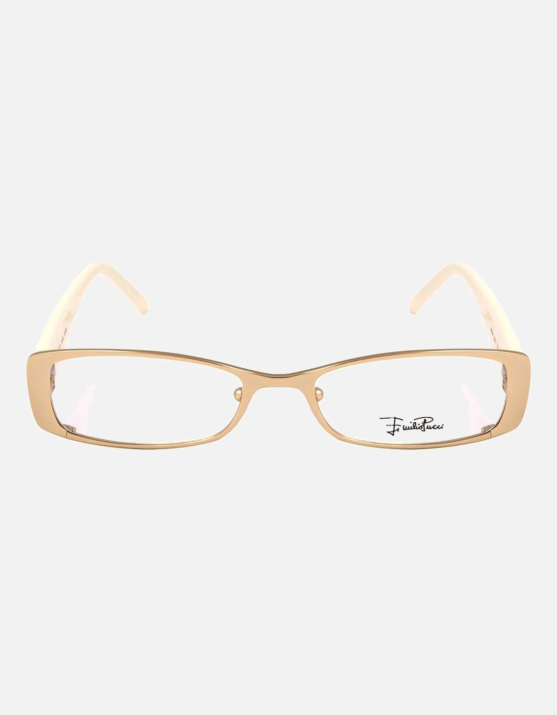 Metal Frame Glasses Women - Gold