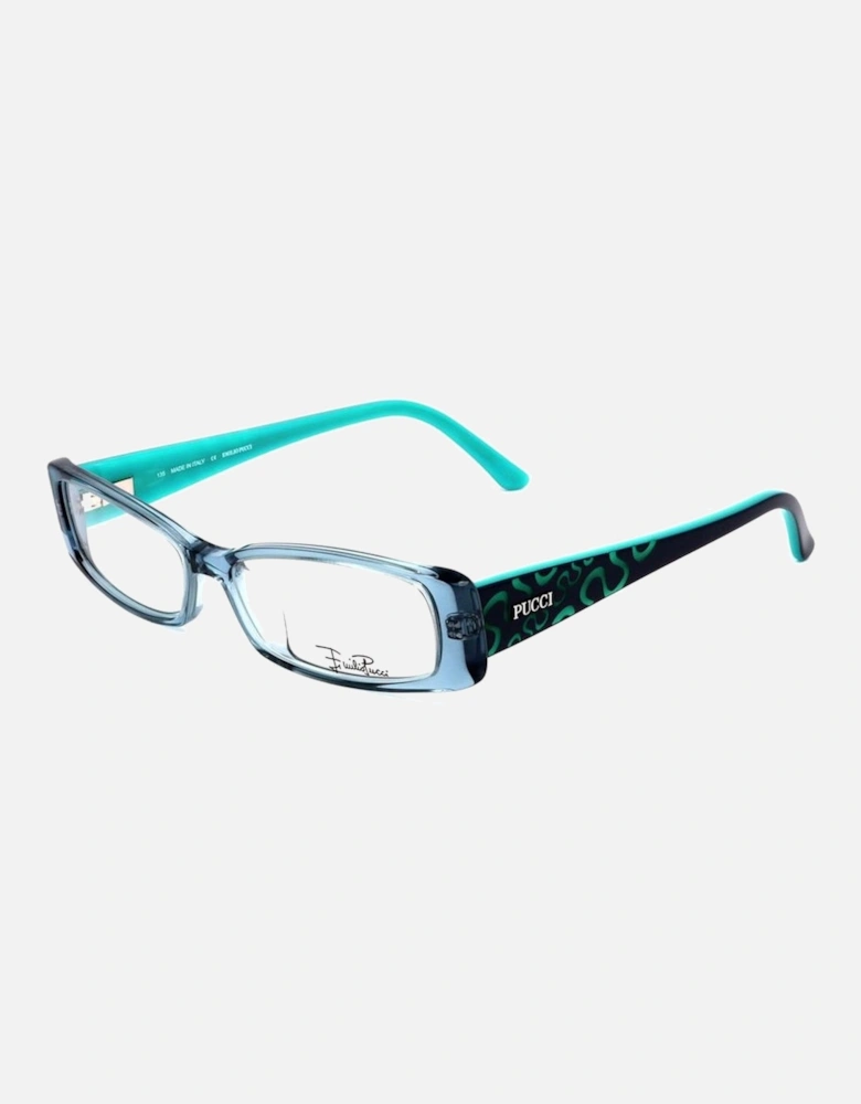 Plastic Square Frame Glasses Women - Blue